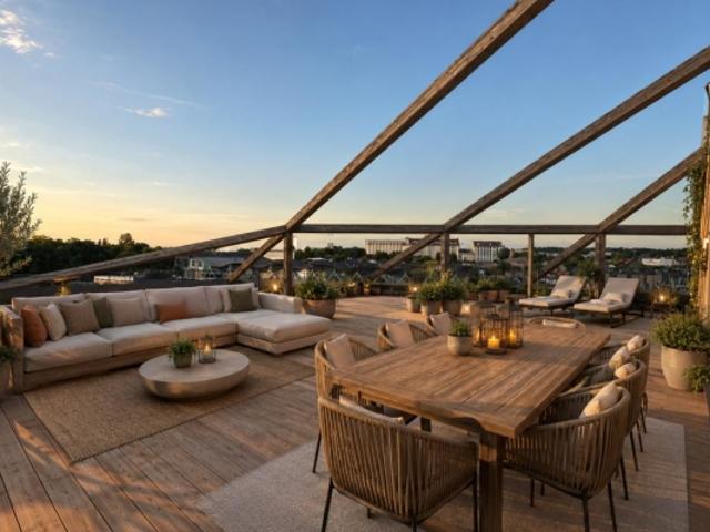 L'une des plus grandes terrasses de Bordeaux 192 m² !