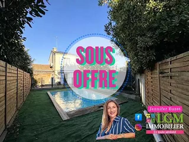Lunel 34400 Achat / Vente maison 4 pièces t4 piscine jardin