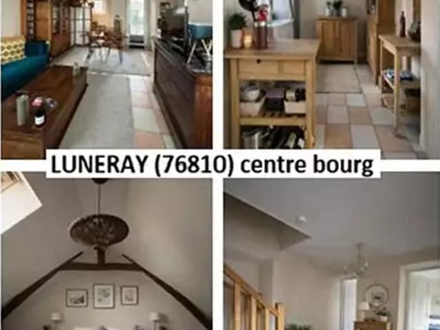 Luneray 76810 Achat / Vente maison 4 pièces t4 jardin