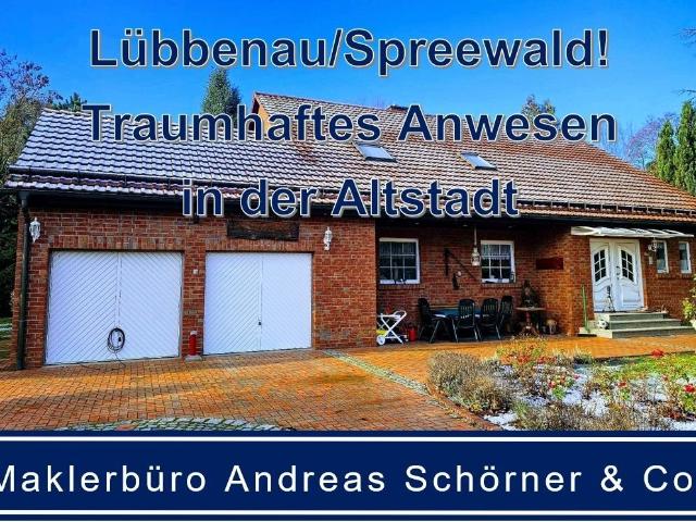 Lübbenau/Spreewald Altstadt Großes Anwesen in bester Lage, direkt am Wasser!