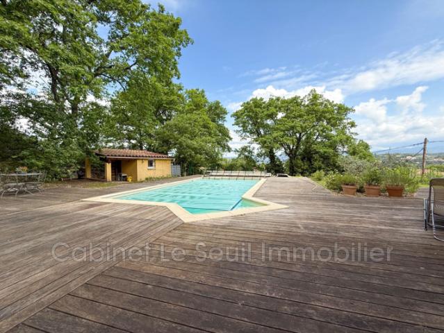LUBERON APT VILLA 224m² PISCINE TERRAIN 2800m²