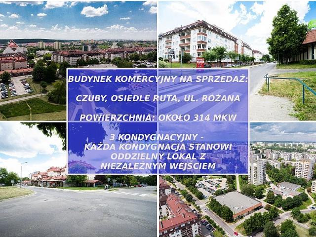 Budynek 3 lokali 314 m2 Czuby Lublin inwestycja