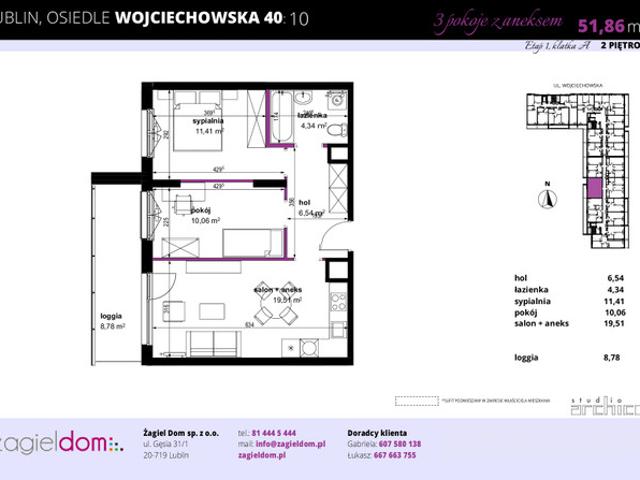 Lublin, Konstantynów, ul. Wojciechowska 40
