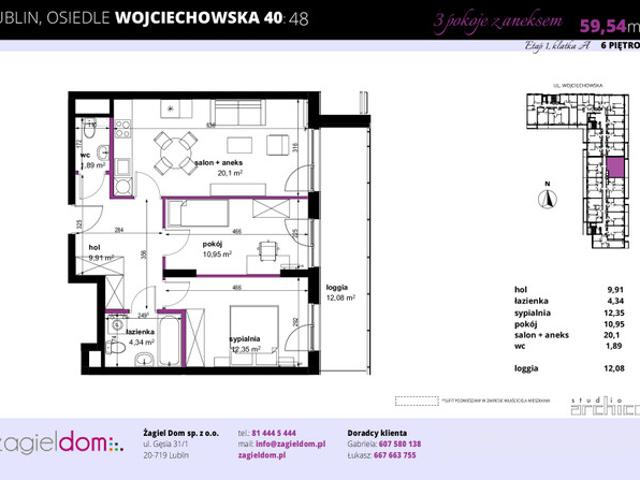 Lublin, Konstantynów, ul. Wojciechowska 40