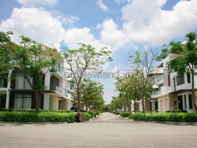 Lucasta Khang Điền Biệt thự song lập cần bán nhà thô 1 trệt 2 lầu đất 414m2