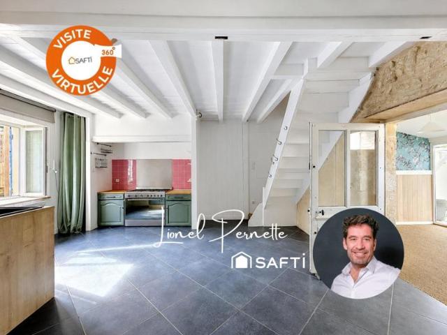 Lucenay – Maison de charme rénovée avec patio et jardin
