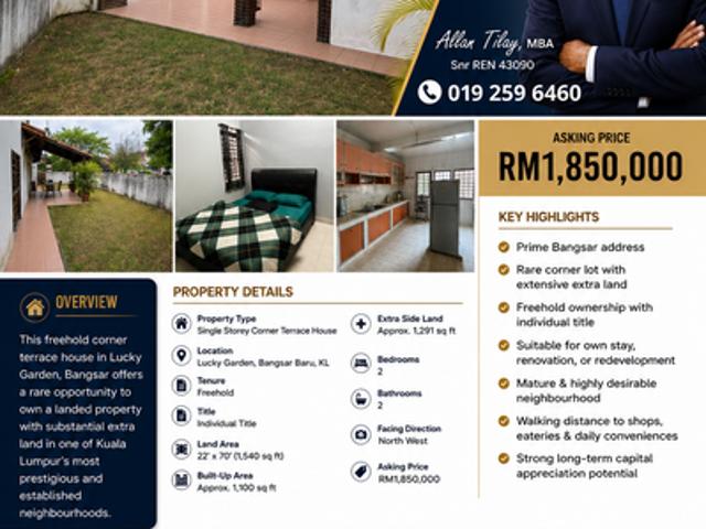 Lucky Garden Jalan Bangsar