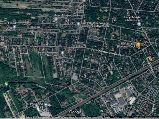 Ludna 9 000 m², Milanówek