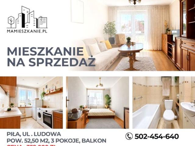 Ludowa 52,50 m², Piła