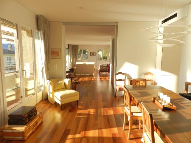 LUGANO CASTAGNOLA 4.5 Zimmer Wohnung Blick auf den See