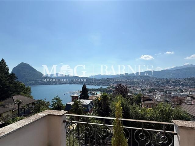Lugano, Castagnola 3,5 Zimmer Wohnung mit Seeblick und Balkonen