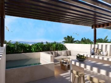 Lujo frente al mar en Telchac: Townhouse