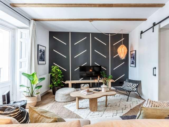Lujoso apartamento de dos habitaciones en Madrid