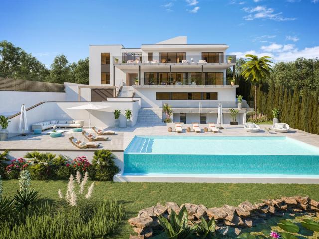 Lujosa villa de estilo moderno en construcción en la exclusiva urbanización La Reserva de Sotogrande