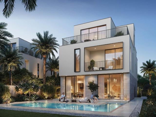 Luksusowa vila 4 pok. w Dubai South z dostępem do wellness
