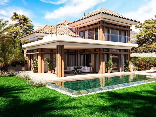 Luksusowa villa w Marbella Golden Mile z basenem i panoramicznymi widokami