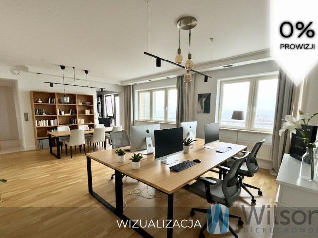 Luksusowe biuro 115 m² z panoramicznym widokiem na Mokotów