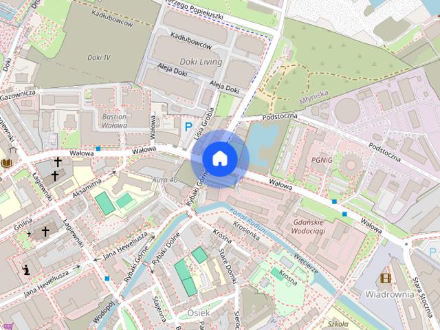 Luksusowy 3 pok apartament z widokiem na stocznię