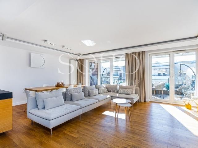 Luksusowy 122 m2 apartament z tarasami i sauną