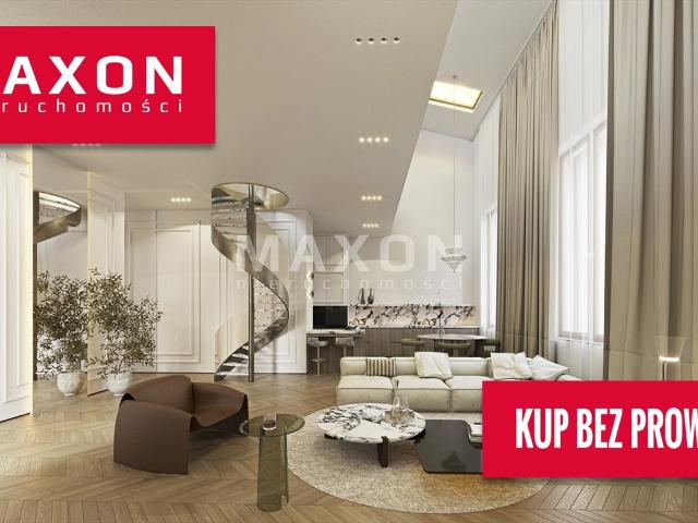Luksusowy 4 pokojowy apartament z antresolą i ogródkiem
