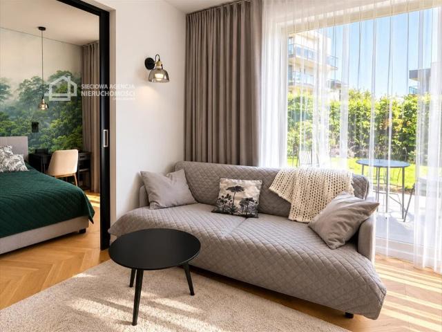 Luksusowy apartament 2 pok. z tarasem i ogródkiem