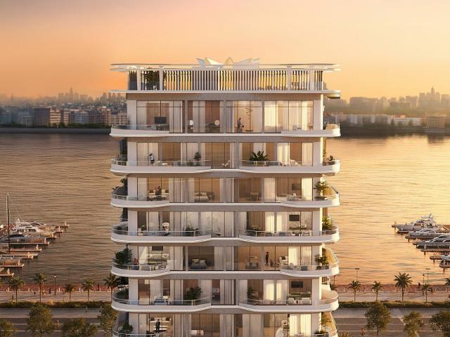 Luksusowy apartament z widokiem na morze na Dubai Islands