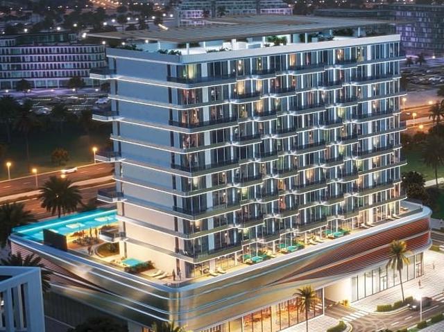 Luksusowy apartament z widokiem na morze na Dubai Islands