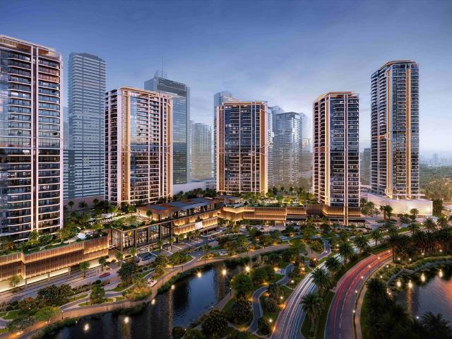 Luksusowy apartament z widokiem na jezioro w JLT