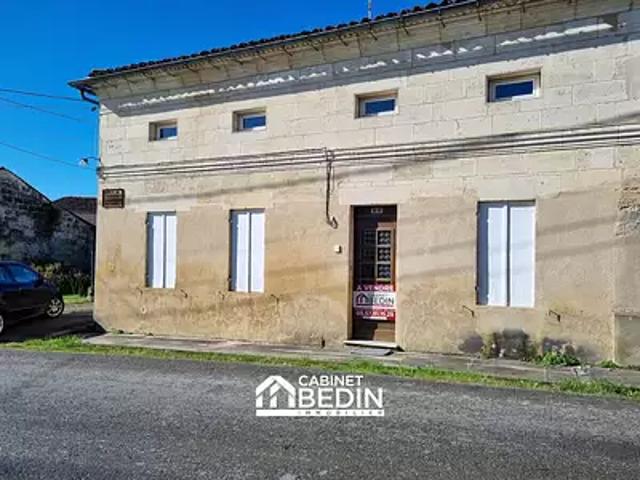 Lussac 33570 Achat / Vente maison 3 pièces t3 au dernier étage