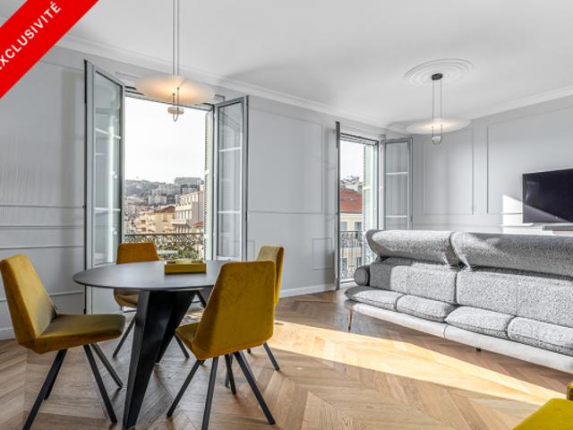 Luxueux 3 pièces traversant dans immeuble Belle Époque