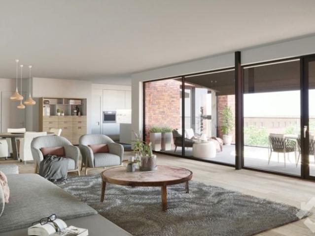 Luxueus penthouse met 2 slpks, terras, parking en berging