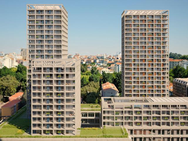 Luxuoso Apartamento T2 com Vista Mar em Bonfim, Porto