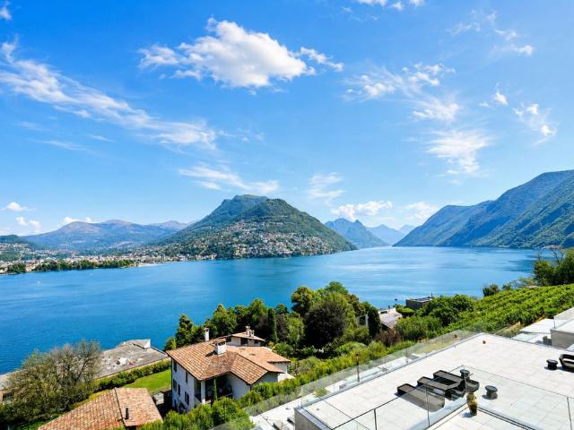 Luxus Apartment mit 200 m2 zu vermieten Via Gudino 17, Paradiso, Lugano, Kanton Tessin
