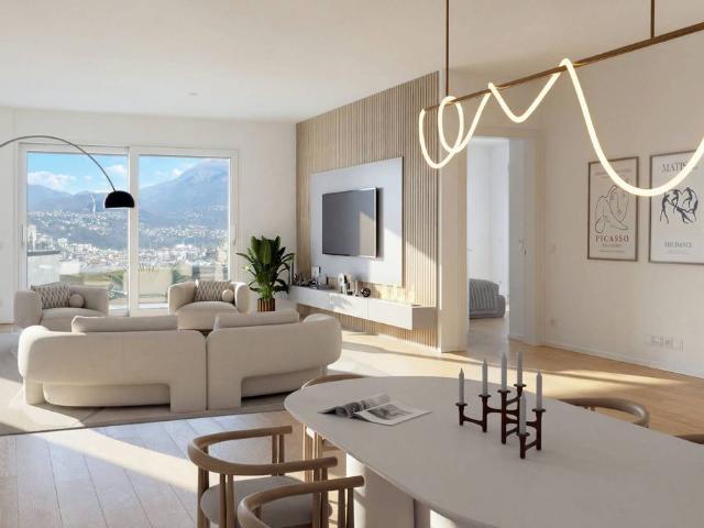 Luxus Apartment mit 3 Zimmer zu verkaufen in Via Guidino, Paradiso, Lugano, Kanton Tessin