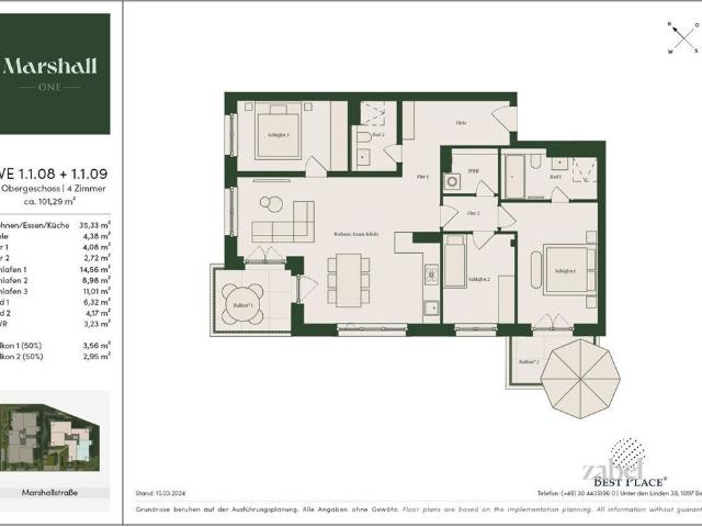 Luxus Apartment zu verkaufen in Marshallstraße, 1, Berlin