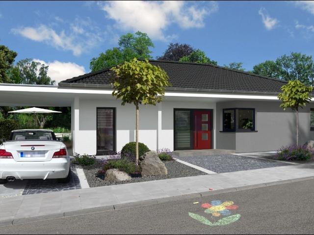 Luxus Bungalow als Effizienzhaus incl. Grundstück