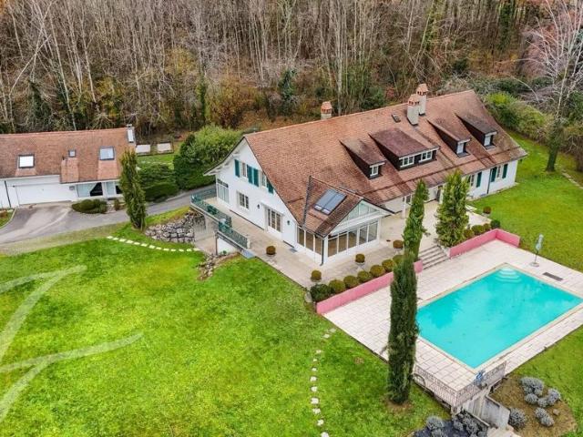 Luxus Haus mit 14 Zimmern zu verkaufen in Lussy sur Morges, Kanton Waadt