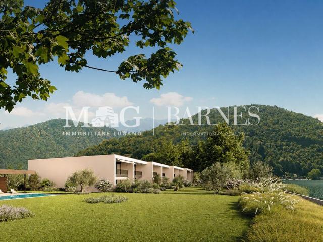 Luxus Haus mit 203 m2 zu vermieten Lugano, Ticino, Caslano, Lugano, Kanton Tessin