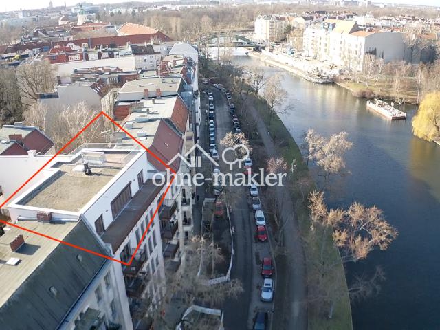 Luxus Penthouse mit Spreeblick und traumhafter Dachterrasse über Charlottenburg Provisionsfrei!