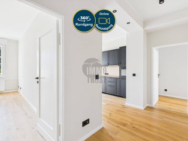 Luxuriös sanierte 3 Zimmer Wohnung im denkmalgeschützten Altbau