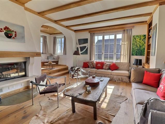 Luxuriöse 3,5 Zimmer Wohnung zur Miete in Château d'Oex