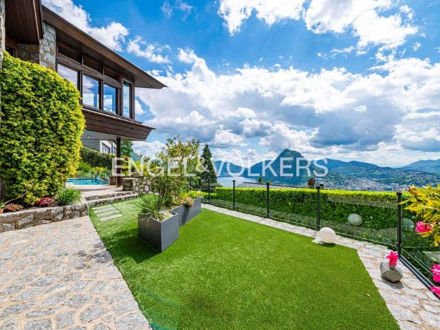 Luxuriöse 5 Schlafzimmer Villa zu verkaufen in Aldesago, Kanton Tessin