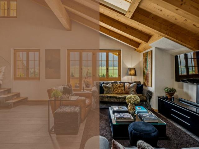 Luxuriöse Chalet Maisonette als Zweitwohnsitz mit Panoramablick
