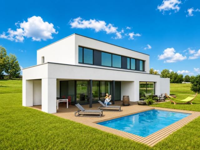 Luxuriöse zeitgenössische Villa mit Schwimmbad in Courgenay