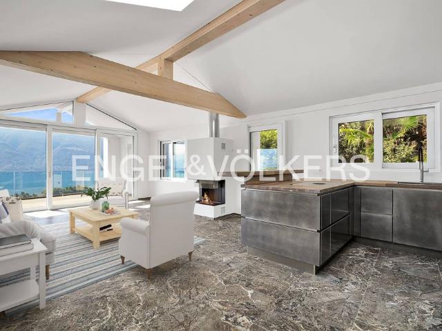 Luxuriöses Einfamilienhaus, 2 Schlafzimmer, zu verkaufen in Ronco sopra Ascona, Tessin