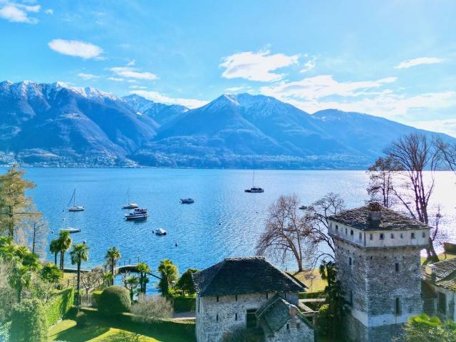 Luxuriöses Haus mit 4 Schlafzimmer zu verkaufen in Via Vignascio 2, Minusio, Locarno, Kanton Tessin