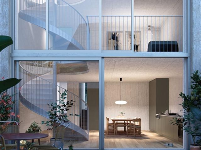 Luxuriöses Townhouse Wohnen mit atemberaubendem Atrium und modernem Design