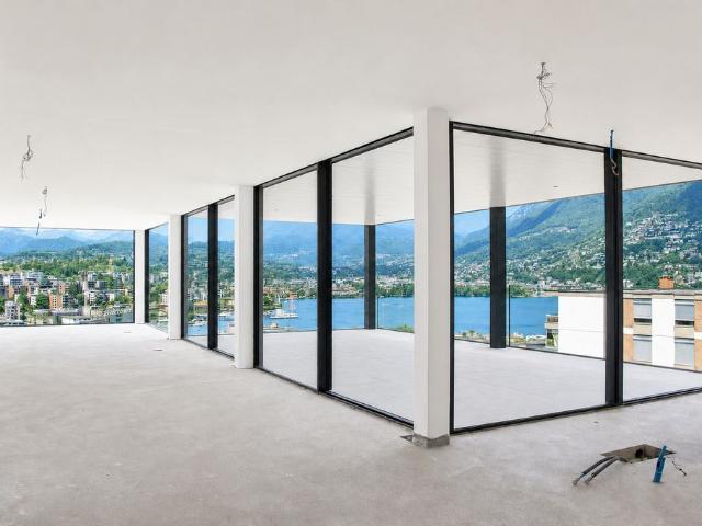 Luxuriöses 4 Zimmer Penthouse zu verkaufen via Carona, Paradiso, Kanton Tessin