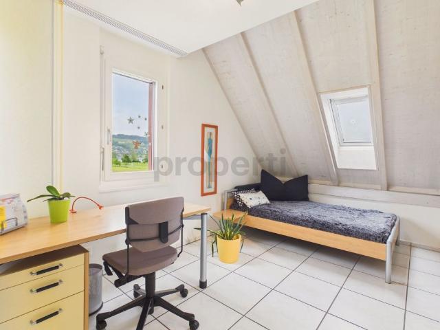 Luxurious 3.5 room penthouse apartment with lake view in Uster