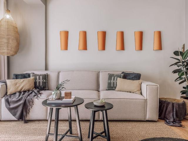 Luxurious 3 Bedroom Saharan Inspired Home with Private Workspace in Salamanca, Madrid Amsterdam Apartments for Rent